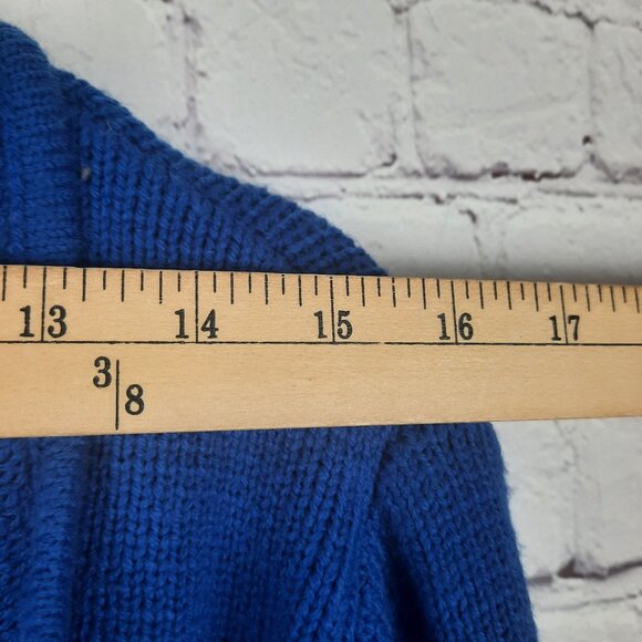 Tudor Court Cobalt Knit Blazer Vintage - Picture 9 of 11